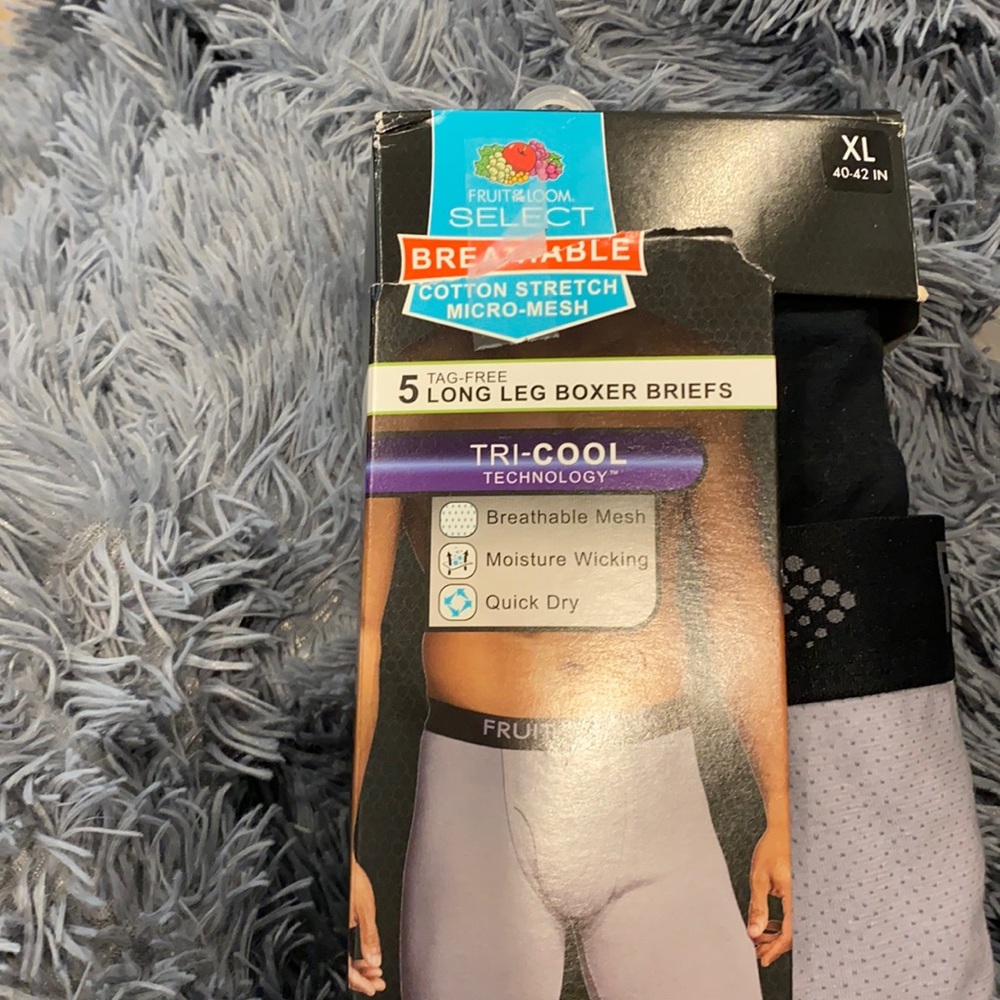 Fruit of the Loom Long Leg Boxer Briefs